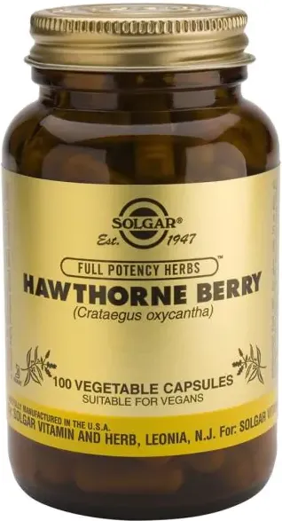 Solgar Hawthorn Herb Extract Глог екстракт за сърце х100 капсули