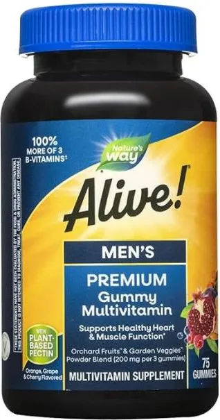 Nature's Way Alive Men's Алайв витамини за мъже х 75 желирани таблетки