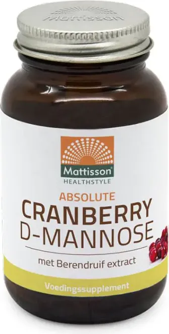 Mattisson Червена боровинка, D-маноза с екстракт от мечо грозде 90 таблетки