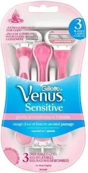 Gillette Venus Sensitive Дамска самобръсначка х3 бр