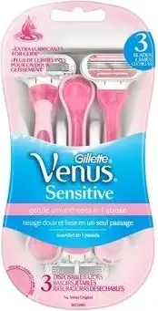 Gillette Venus Sensitive Дамска самобръсначка х3 бр