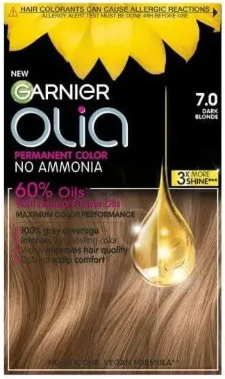 Garnier Olia Трайна безамонячна боя за коса, 7.0 Dark Blonde