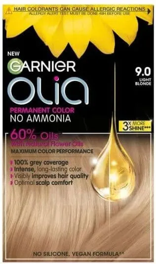 Garnier Olia Трайна безамонячна боя за коса 9.0 Light Blonde