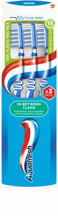 Aquafresh In-Between Medium Четка за зъби 2+1 бр