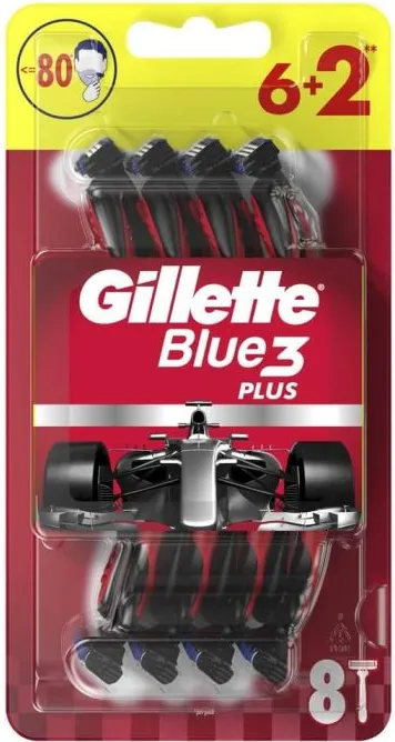 Gillette Blue 3 Nitro Еднократна самобръсначка х 6 + 2 бр