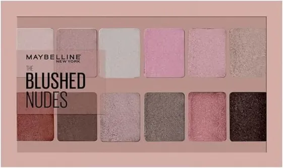 Maybelline The Blushed Nudes Палитра сенки за очи с 12 цвята