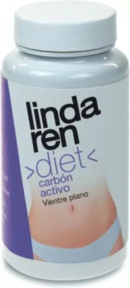 Carbon Activo Активен въглен за плосък корем 60 капсули Lindaren diet