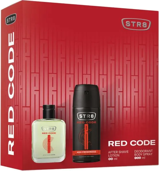 STR8 Red Code Лосион за след бръснене 50 мл + STR8 Red Code Дезодорант спрей за мъже 150 мл Комплект