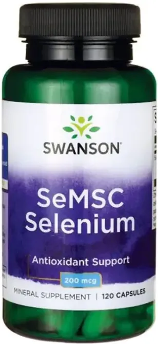 Swanson SeMSC Selenium Селен 200 мкг х 120 капсули