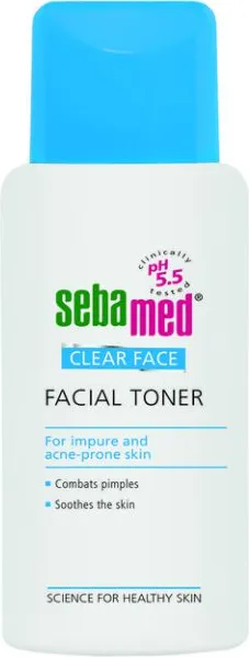 Sebamed Clear Face Дълбоко почистващ тоник за лице против акне 150 мл