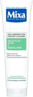 Mixa Salicylic Acid + Squalane Anti-Imperfection Cleanser Почистващ гел против несъвършенства 150 мл