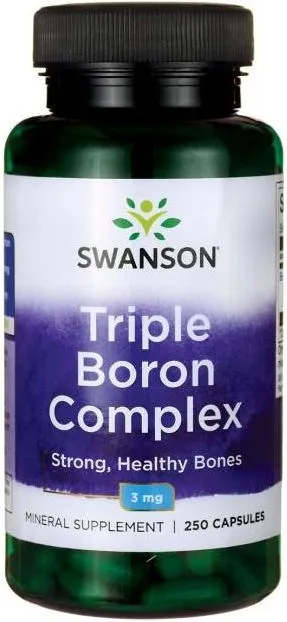 Swanson Triple Boron Complex Троен комплекс борон 3 мг х 250 капсули