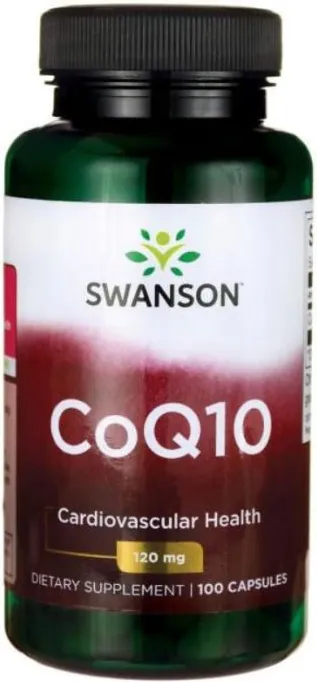 Swanson CoQ10 Коензим CoQ10 за сърцето 120 мг х100 капсули