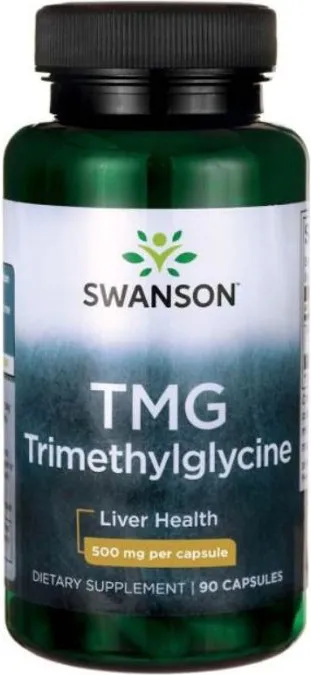 Swanson TMG Trimethylglycine Триметилглицин за сърцето и черния дроб х90 капсули