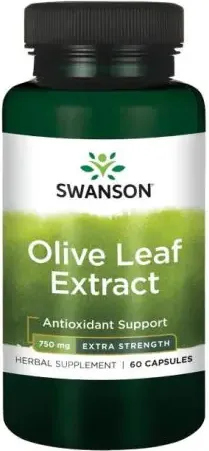 Swanson  Olive Leaf Extract Екстракт от Маслинови листа х60 капсули