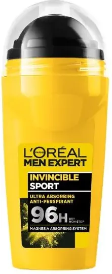 L’Oreal Men Expert Invincible Sport 96h Део рол-он против изпотяване за мъже 50 мл
