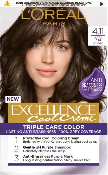 L’Oreal Excellence Cool Creme Боя за коса 4.11 Ultra Ash Brown