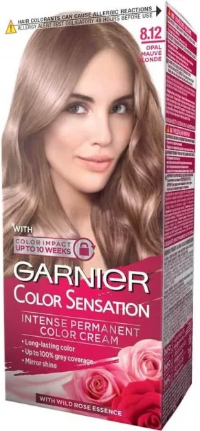 Garnier Color Sensation Трайна боя за коса, 8.12 Opal Mauve Blond