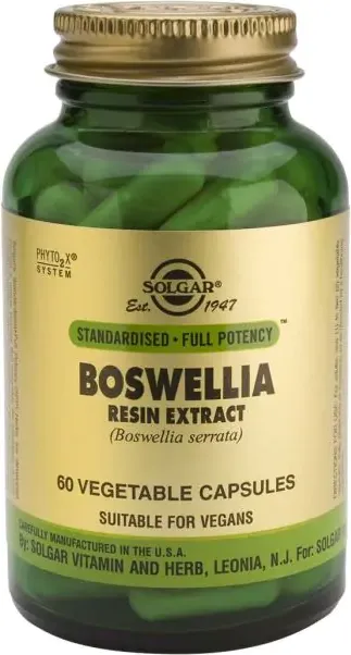 Solgar Boswellia Resin Extract Босвелия смола екстракт x60 капсули