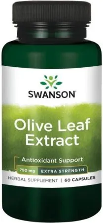 Swanson  Olive Leaf Extract Екстракт от Маслинови листа х60 капсули