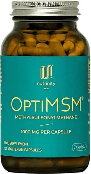 OptiMSM Метилсулфонилметан (МСМ) 1000 мкг х 120 капсули Nutrinity Labs