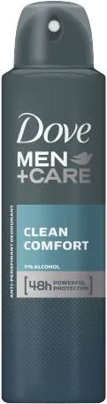 Dove Men+ Care Clean Comfort Дезодорант против изпотяване за мъже 150 мл