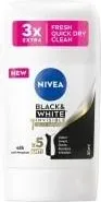 Nivea Black & White Invisible Silky Smooth Дезодорант стик против изпотяване за жени 50 мл