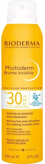 Bioderma Photoderm Слънцезащитен прозрачен спрей SPF30 150 мл