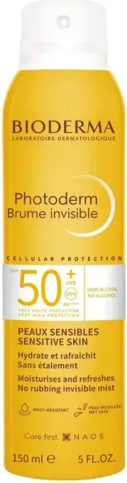 Bioderma Photoderm Слънцезащитен прозрачен спрей SPF50+ 150 мл
