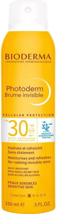 Bioderma Photoderm Слънцезащитен прозрачен спрей SPF30 150 мл