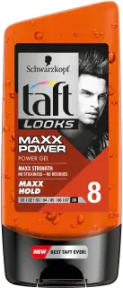 Taft Looks Max Power Гел за коса с ултра силна фиксация 150 мл