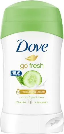 Dove Go Fresh Стик против изпотяване за жени с аромат на краставица и зелен чай 40 мл