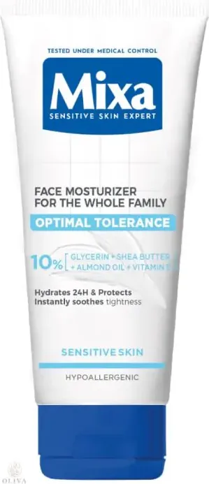 Mixa The Face Cream Крем за лице за чувствителна кожа за цялото семейство 100 мл