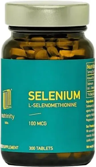 Selenium Селен 100 мкг х 300 таблетки Nutrinity Labs