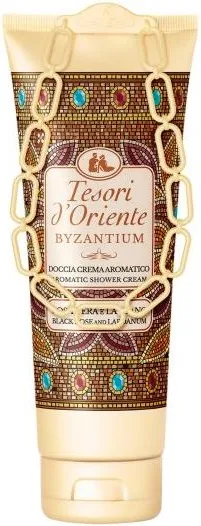 Tesori d'Oriente Byzantium Душ крем с аромат на черна роза и лабданум 250 мл