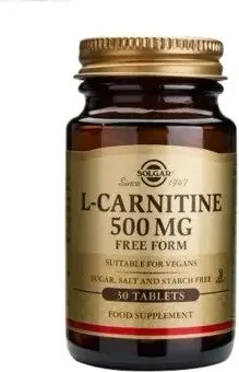 Solgar L-Carnitine Л-карнитин 500 мг х30 таблетки