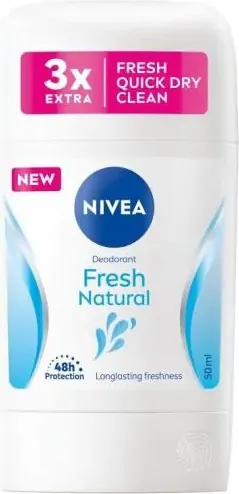 Nivea Fresh Natural Дезодорант стик против изпотяване за жени 50 мл