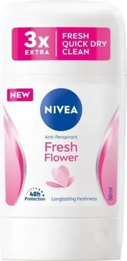 Nivea Fresh Flower Дезодорант стик против изпотяване за жени 50 мл