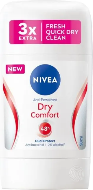 Nivea Dry Comfort Дезодорант стик против изпотяване за жени 50 мл