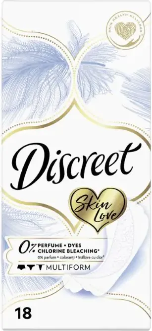 Discreet Skin Love Ежедневни дамски превръзки х 18 бр