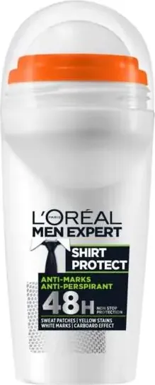 L’Oreal Men Expert Shirt Protect Део рол-он против изпотяване за мъже 50 мл