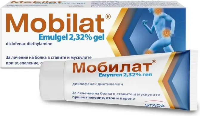 Mobilat Emulgel 2,32% гел 50 г Stada