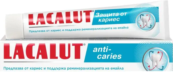 Lacalut Anti-Carries паста за зъби 75 мл