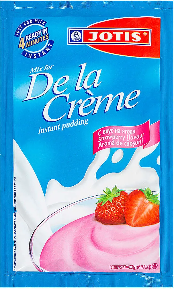 Пудинг de la crème
различни вкусове