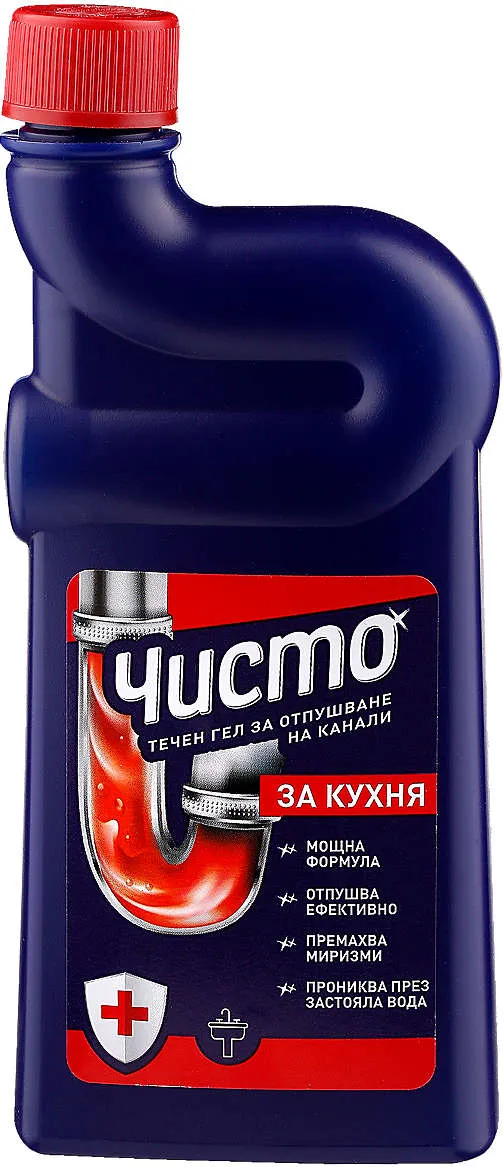 Течен гел за отпушване
на канали