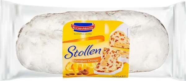 Щолен с портокал и марципан