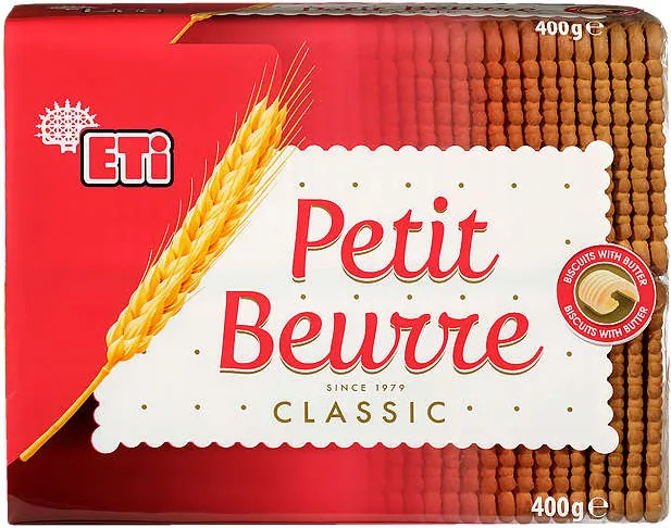 Бисквити Petit Beurre различни видове