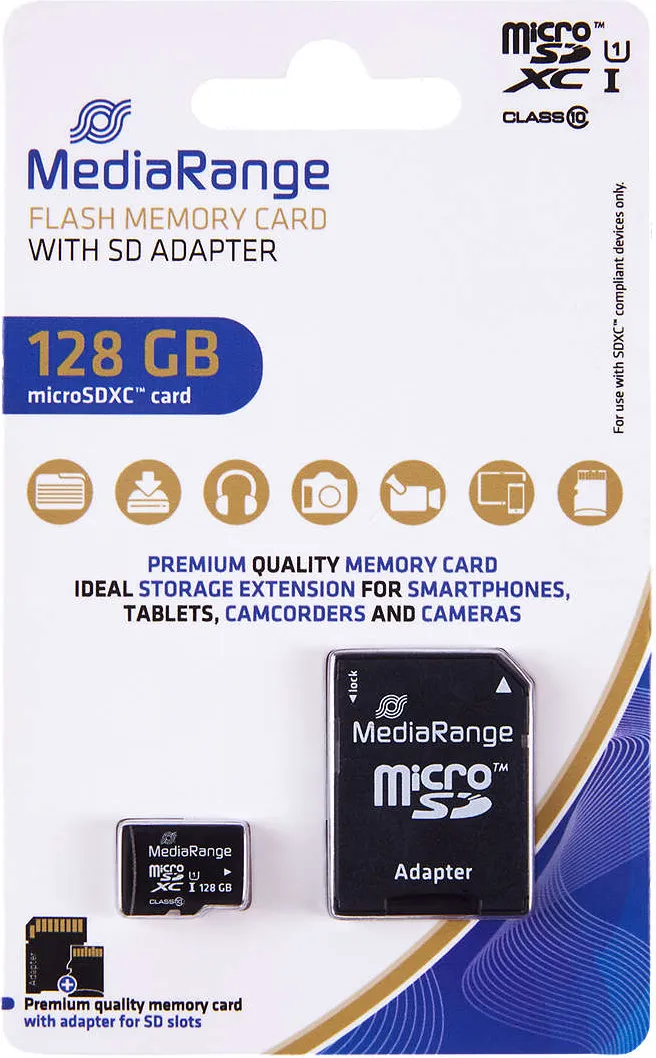 Памет MicroSD карта, 128 GB