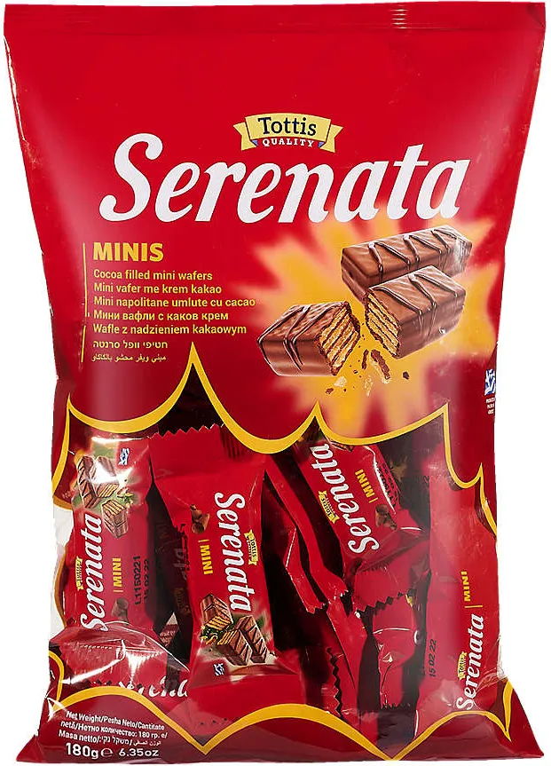 Минивафли
с какаов крем