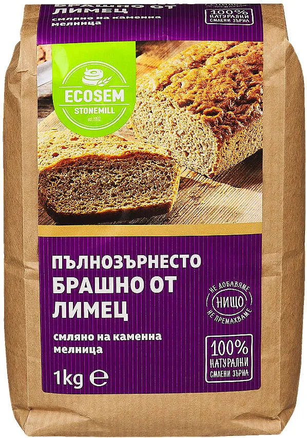 Брашно от лимец
пълнозърнесто